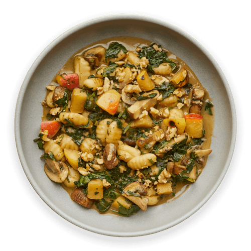 Cauliflower with lentils and cavolo nero